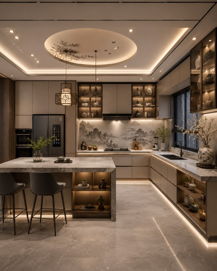 Modular kitchen area design five